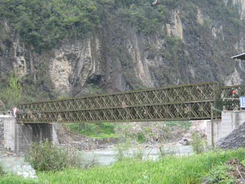 52米貴州中鐵三局三排雙層321鋼橋 52米貴州中鐵三局三排雙層321鋼橋